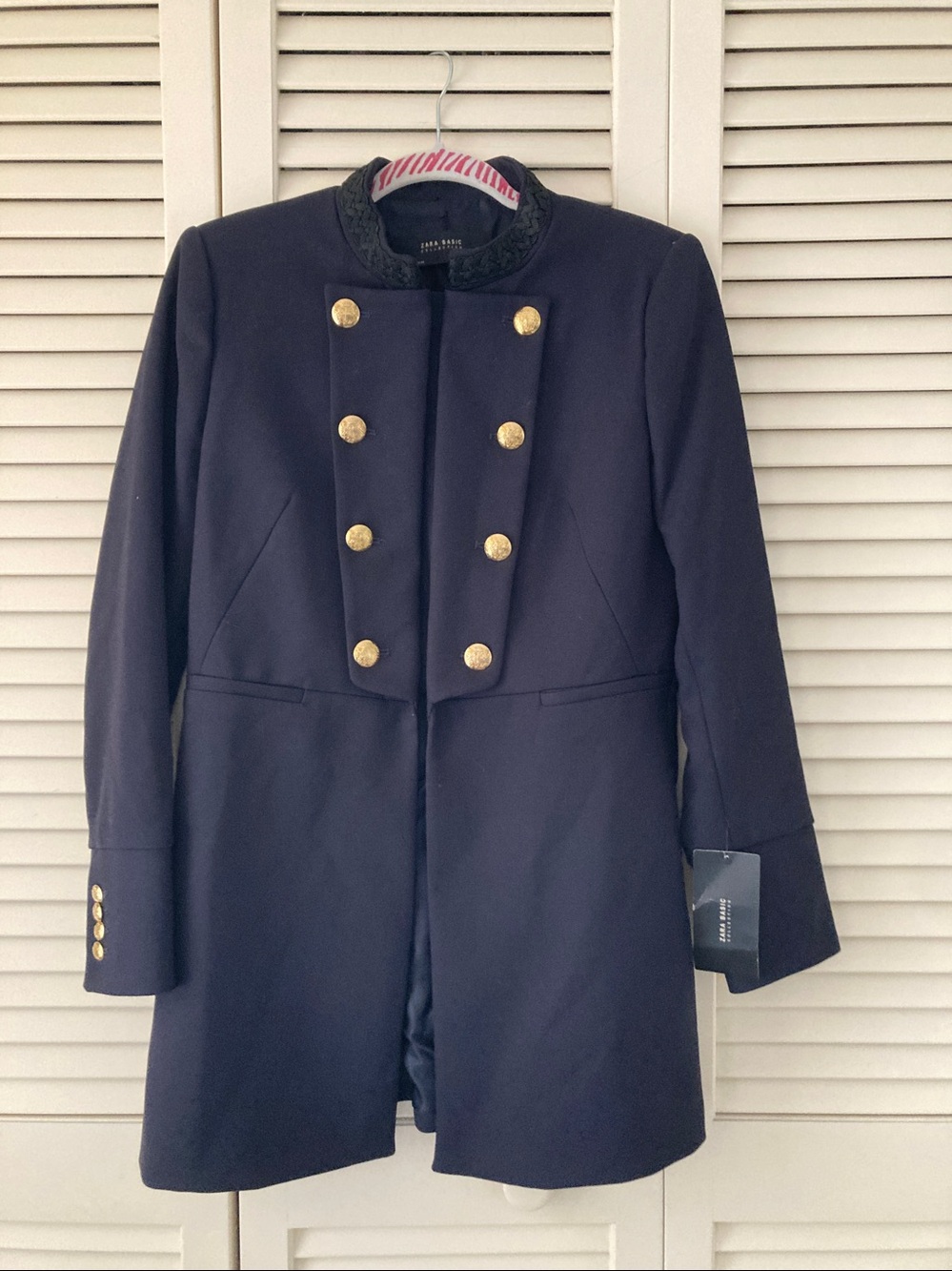 Zara Blue Jacket Coat NWT Women's Sz M/L 💙